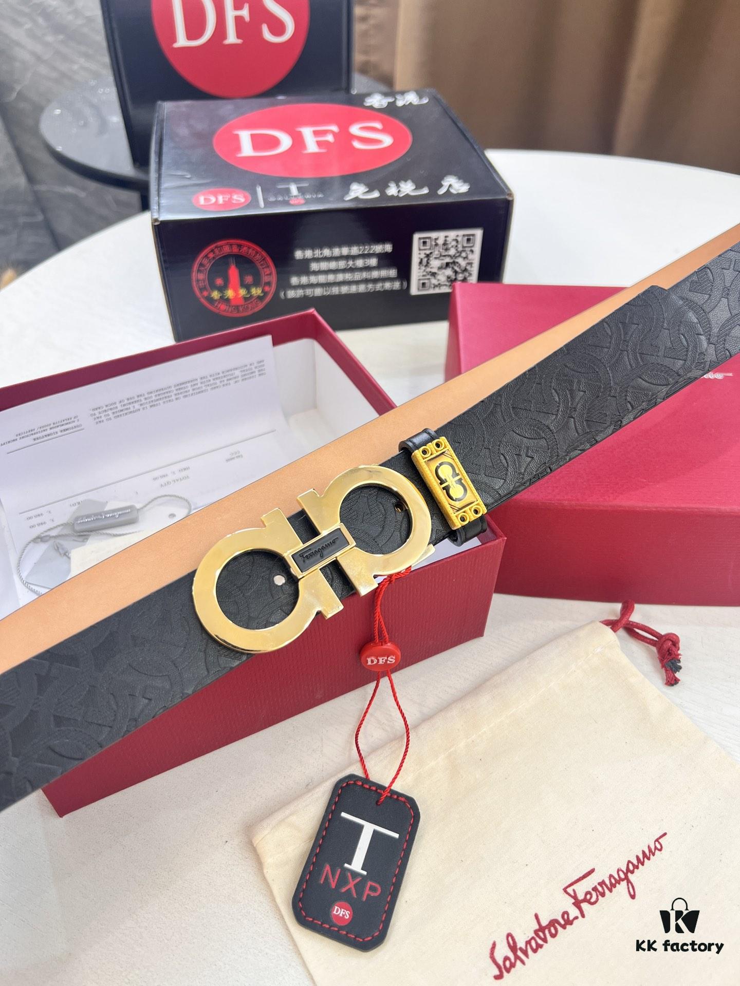 Salvatore Ferragamo Hong Kong Tax-Free T Gift Box (NXP RFID Tag Verifiable on Official Website, Authentic Anti-Counterfeit Chip)