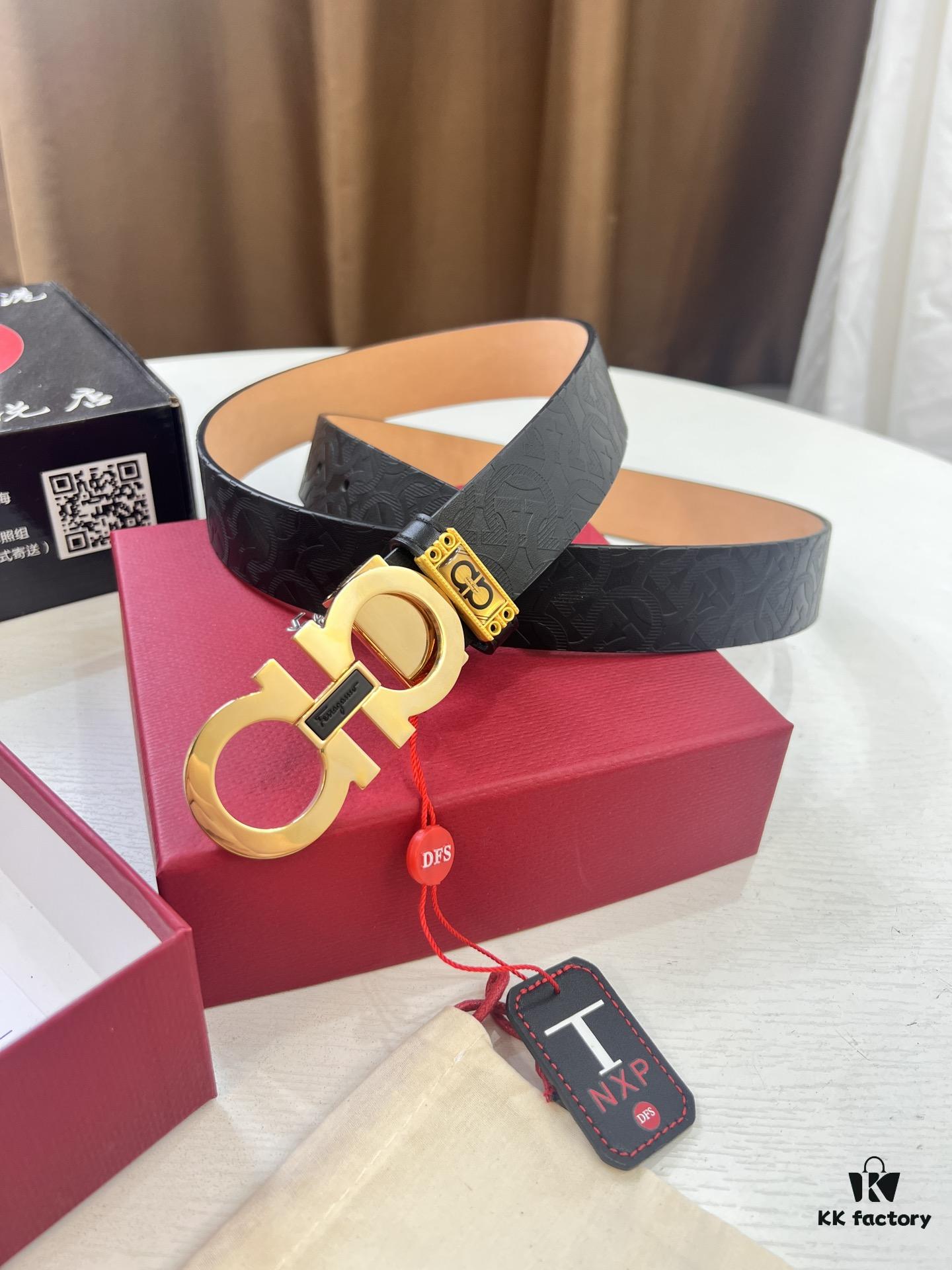 Salvatore Ferragamo Hong Kong Tax-Free T Gift Box (NXP RFID Tag Verifiable on Official Website, Authentic Anti-Counterfeit Chip)