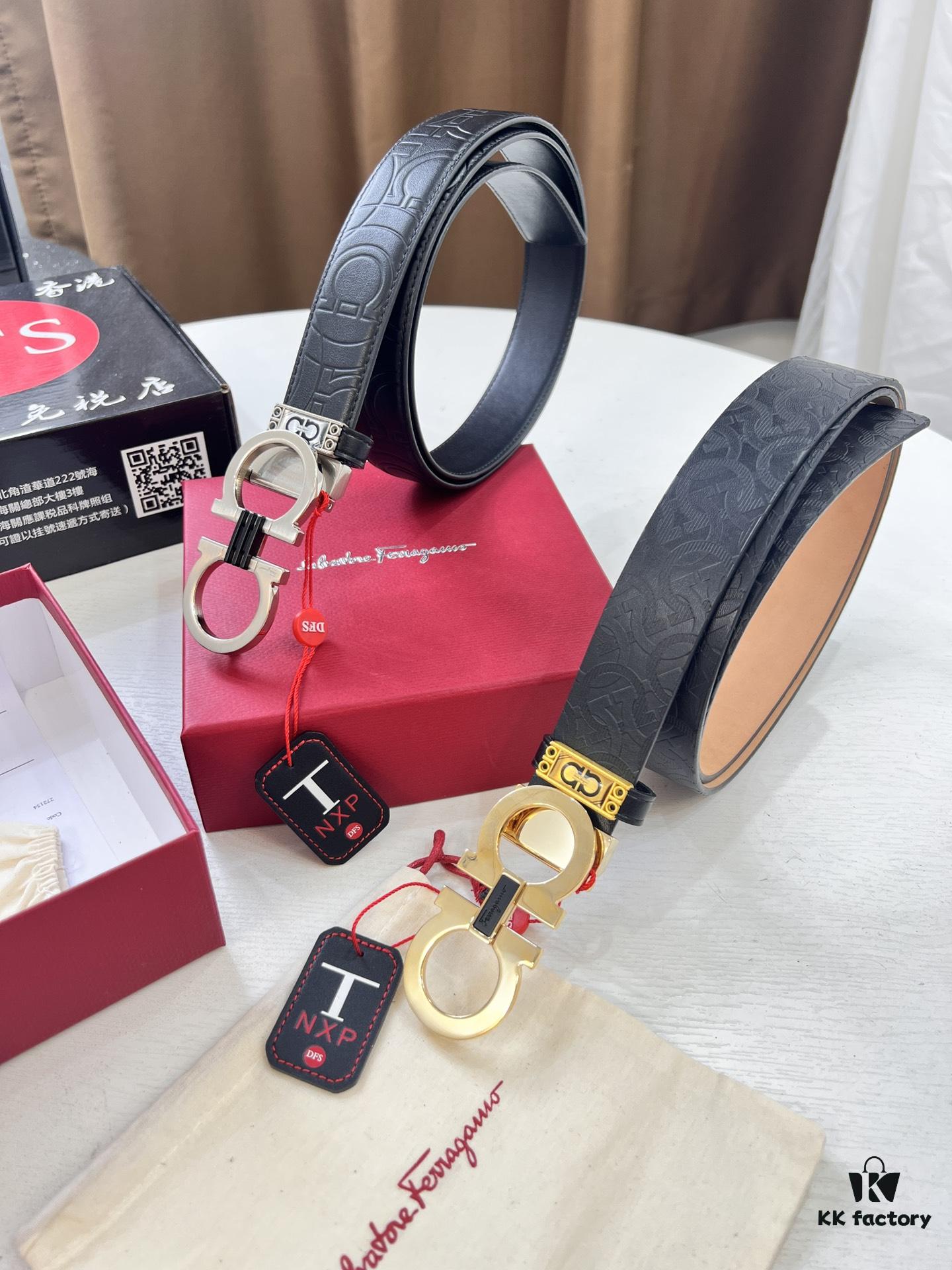 Salvatore Ferragamo Hong Kong Tax-Free T Gift Box (NXP RFID Tag Verifiable on Official Website, Authentic Anti-Counterfeit Chip)