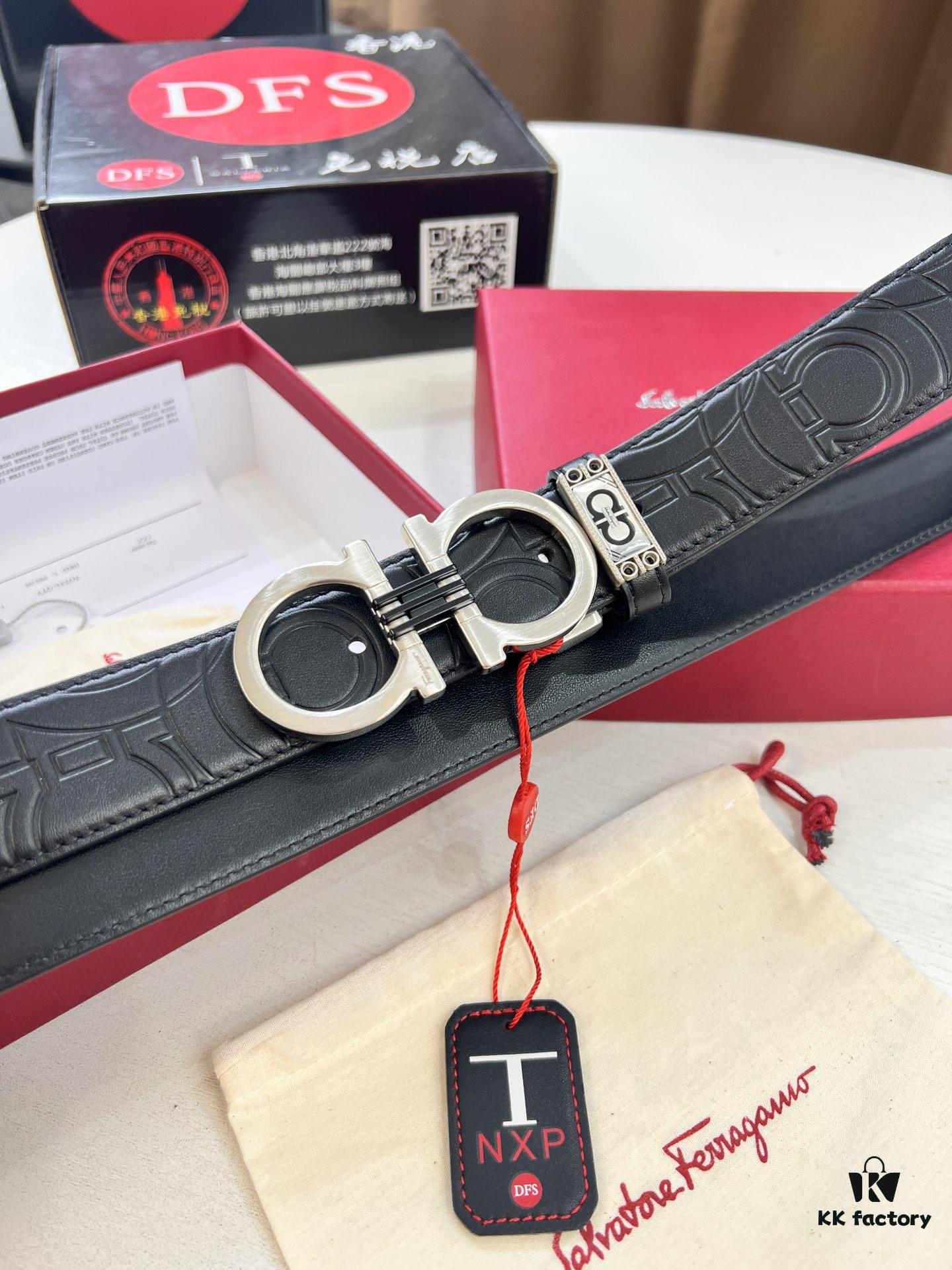 SALVATORE FERRAGAMO Hong Kong Tax-Free T Gift Box (NXP RFID Tag, Authentic Chip Verification)