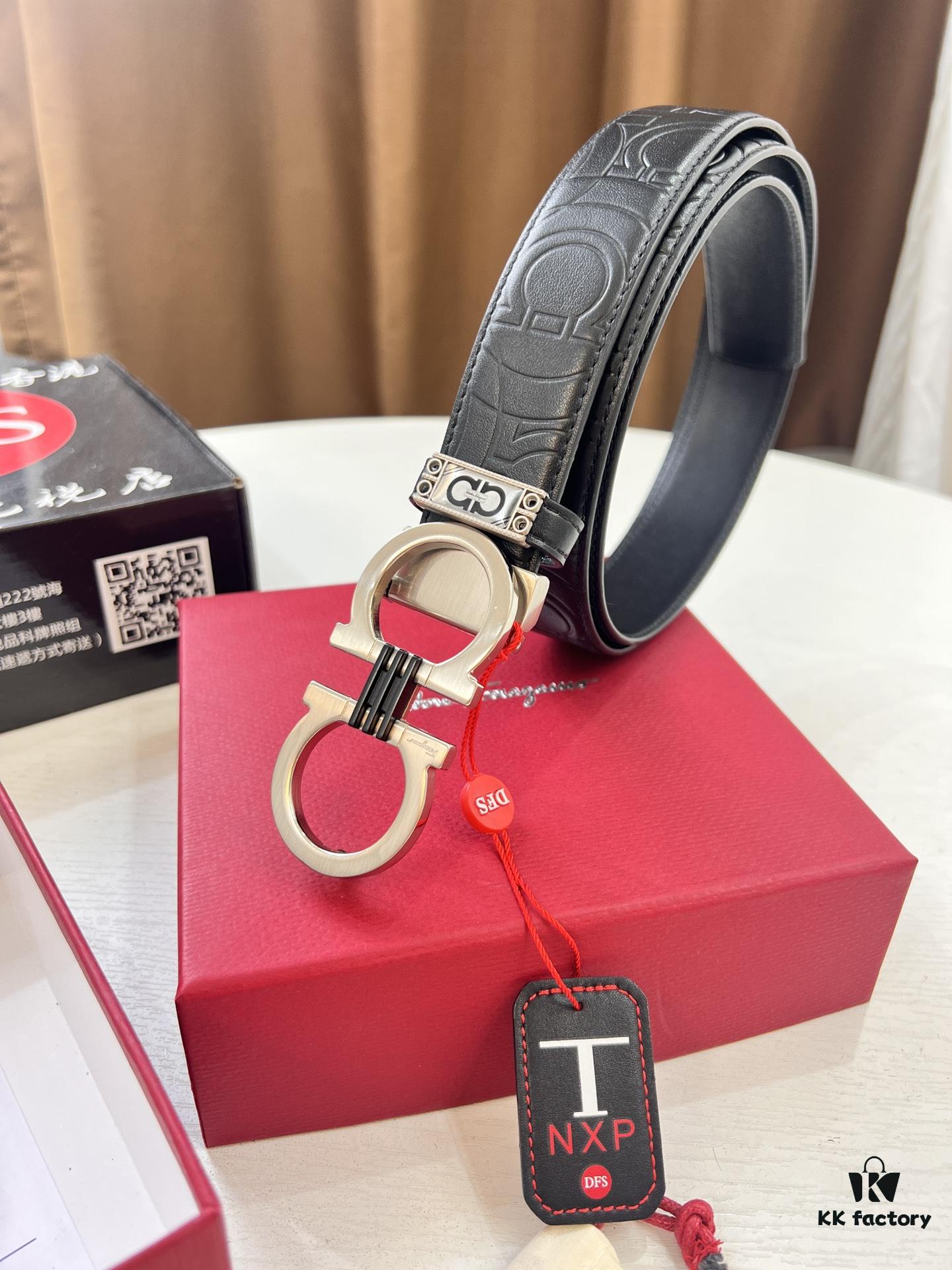 SALVATORE FERRAGAMO Hong Kong Tax-Free T Gift Box (NXP RFID Tag, Authentic Chip Verification)