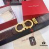 Top Brand Belt, Hong Kong Duty-Free T Gift Box, Anti-Counterfeit QR Code Authentication, Hong Kong SAR Address, New 8-Shaped Authentic Hardware, Precision Craftsmanship, Original Mold Logo with Steel Stamp, New Hot Product Firenze - Ferragamo