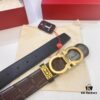 Top Brand Belt, Hong Kong Duty-Free T Gift Box, Anti-Counterfeit QR Code Authentication, Hong Kong SAR Address, New 8-Shaped Authentic Hardware, Precision Craftsmanship, Original Mold Logo with Steel Stamp, New Hot Product Firenze - Ferragamo
