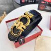 Top-Tier Salvatore Ferragamo Belt, Hong Kong Duty-Free Gift Box, Original 8-Shaped Hardware, Genuine Leather, NFC Chip Enabled