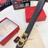 Top-Tier Salvatore Ferragamo Belt, Hong Kong Duty-Free Gift Box, Original 8-Shaped Hardware, Genuine Leather, NFC Chip Enabled