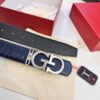 Top-tier Belt, Hong Kong Duty-Free T Gift Box, Anti-Counterfeit QR Code Authentication, Hong Kong SAR Address, New 8-Shaped Authentic Hardware, Precision Polishing, Original Mold Logo with Engraving, New Hot Product Flame Ferragamo