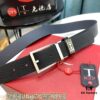 Top-Tier Salvatore Ferragamo Belt, Hong Kong Duty-Free Gift Box, Authenticity Scan Verification, New 8-Shaped Genuine Hardware, 360° Rotatable Logo, Dual-Sided Leather Design