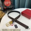 Top-tier Salvatore Ferragamo Belt, Hong Kong Duty-Free Gift Box, Authenticity QR Code Verified, New 8-Shaped Genuine Hardware, 360° Rotatable Logo, Dual-Sided Use, Imported Top-Grade Calf Leather, Adjustable Length