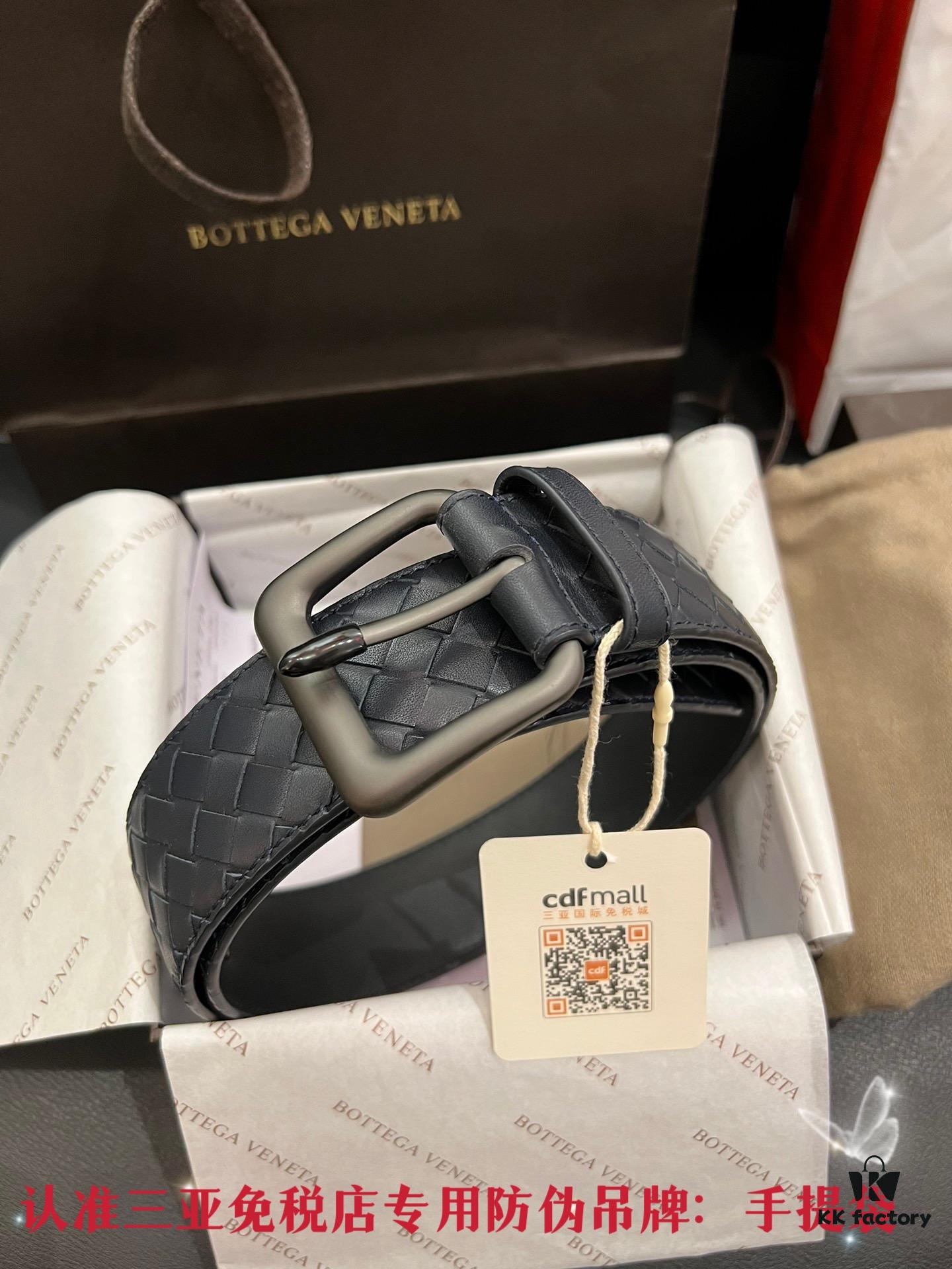Authentic CDF Sanya Tax-Free (Shipped as Pictured) 【Retail Gift Box】Bottega Veneta BV Classic Series, Imported Calfskin, Retail Edition Match, ZP Blue