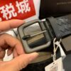 Shipped in Real Shot 🌎 CDF Sanya Tax-Free Genuine Product Level [Retail Gift Box] Bottega Veneta 4.0 Width Original Factory Quality Black Veal Leather
