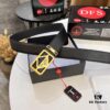 Prada Hong Kong Duty-Free Gift Box Genuine Leather Belt with Elephant Texture from South Africa