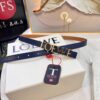 Loewe Hong Kong Duty-Free T Gift Box 🎁 Anti-Counterfeit Scan Authentication, Genuine Stainless Steel Hardware, Women's Exclusive Fashion Belt