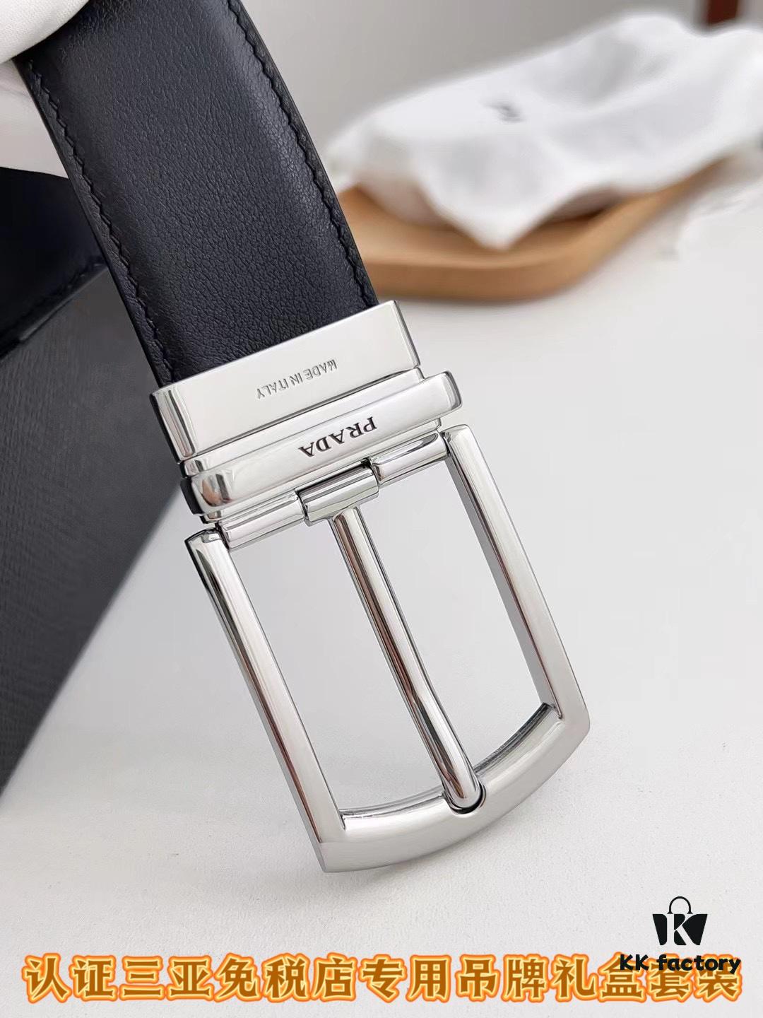 Sanya Tax-Free Genuine Latest Packaging Gift Box: Prada Original Batch Goods, Width 3.5cm