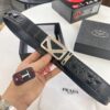 Prada Hong Kong Duty-Free Gift Box Genuine Leather Belt with Anti-Counterfeit Verification
