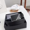 Q170 Sanya Tax-Free Genuine Latest Packaging Gift Box: Prada Original Quality Belt, 3.5cm Width