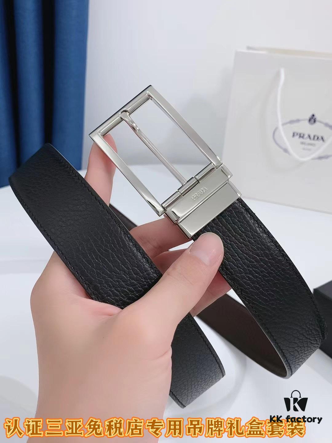 Q170 Sanya Tax-Free Genuine Latest Packaging Gift Box: Prada Original Batch Goods, Width 3.5cm