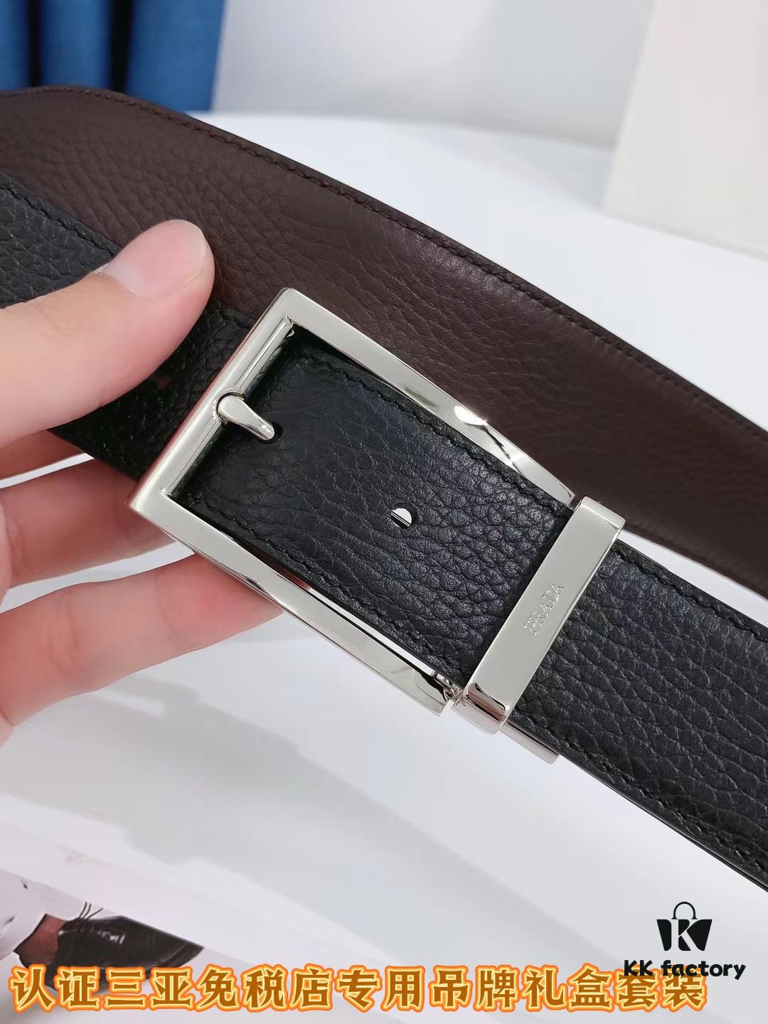 Q170 Sanya Tax-Free Genuine Latest Packaging Gift Box: Prada Original Batch Goods, Width 3.5cm