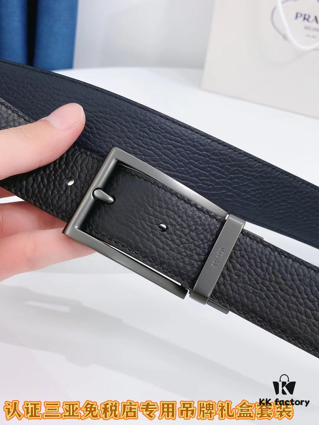 Q170 Sanya Tax-Free Genuine Latest Model Packaging Gift Box: Prada Original Batch Goods, Width 3.5cm