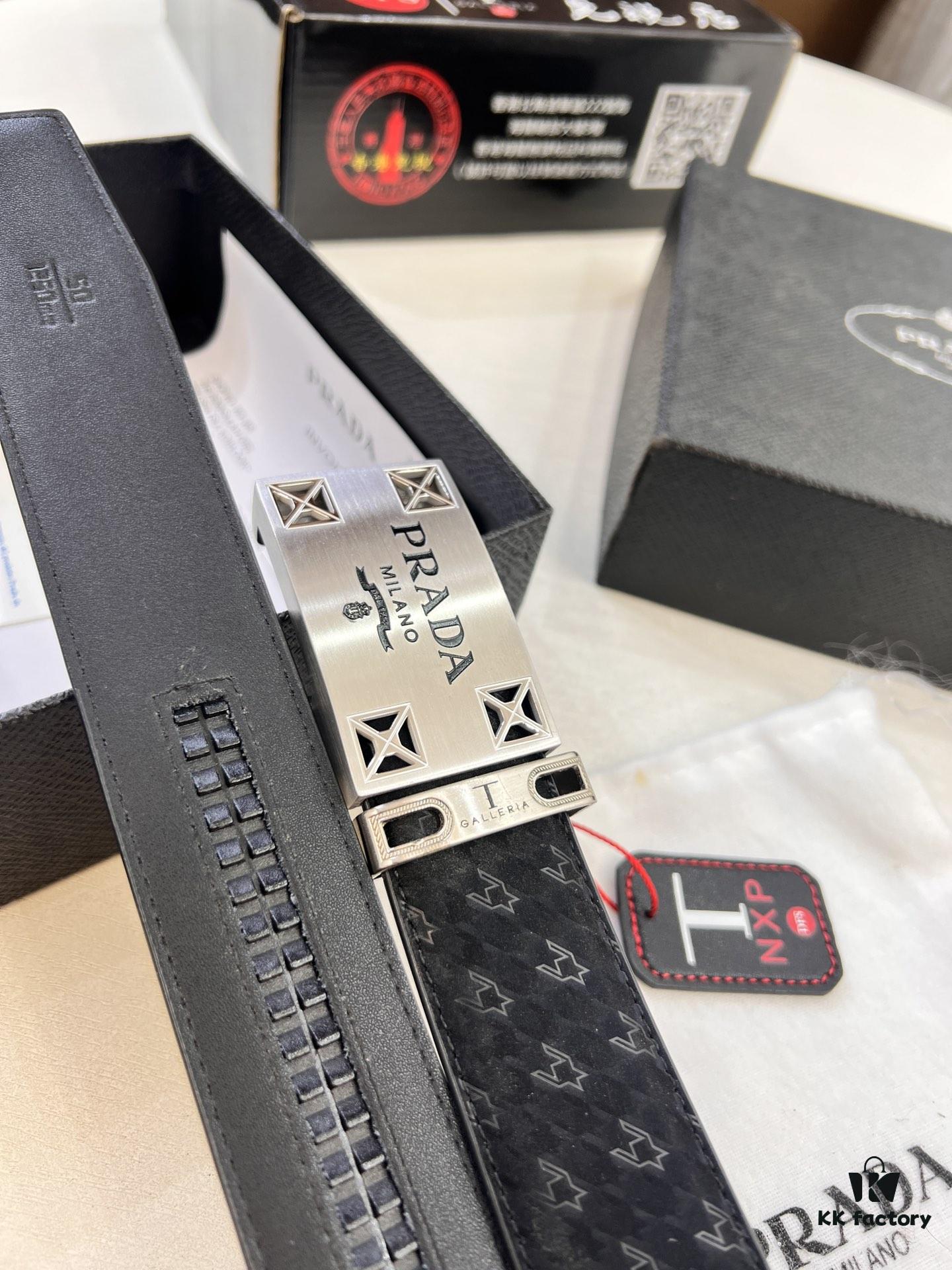 Top-Quality Original Leather Belt, Hong Kong Duty-Free T Gift Box (NXP Hangtag with Authenticity Chip Recognizable on Official Website)