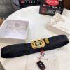 Versace Belt 2023 New Arrival Genuine Top Grain Calfskin Leather with Medusa Head Embossing, Fashion Luxury Brand Belt for Men, Soft Leather Texture, Precision Stainless Steel Hardware, 3.8cm Width