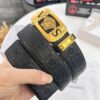 Versace Belt 2023 New Arrival Genuine Top Grain Calfskin Leather with Medusa Head Embossing, Fashion Luxury Brand Belt for Men, Soft Leather Texture, Precision Stainless Steel Hardware, 3.8cm Width