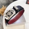 Versace Belt 2023 New Arrival Genuine Top Grain Calfskin Leather Belt with Medusa Head Embossing and Stainless Steel Hardware, 3.8cm Width, Luxury Fashion Brand Belt