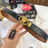 Versace Belt 2023 New Arrival Genuine Top Grain Calfskin Leather Fashion Designer Belt with Medusa Head Embossed Stainless Steel Buckle Dual-Sided Wear 3.8cm Width