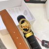 Versace Belt 2023 New Arrival Genuine Top Grain Calfskin Leather Fashion Designer Belt with Medusa Head Embossed Stainless Steel Buckle Dual-Sided Wear 3.8cm Width