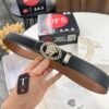 Versace New Arrival Belt, Top-Quality Genuine Leather with Medusa Head Embossing, Double-Sided Wearable Fashion Design, 3.8cm Width, Stainless Steel Hardware