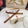 Loewe Hong Kong Duty-Free T Gift Box 🎁 Anti-Counterfeit Verified, Genuine Stainless Steel Hardware, Women's Exclusive Fashion Belt