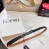 Loewe Hong Kong Duty-Free T Gift Box 🎁 Anti-Counterfeit Scan Authentication, Genuine Stainless Steel Hardware, Women's Exclusive Fashion Belt
