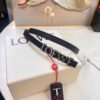 Loewe Hong Kong Duty-Free T Gift Box 🎁 Anti-Counterfeit Scan Authentication, Genuine Stainless Steel Hardware, Women's Exclusive Fashion Belt
