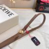 Loewe Hong Kong Duty-Free Gift Box 🎁 Anti-Counterfeit Verified, Exclusive Stainless Steel Hardware, Women's Fashion Belt from Hong Kong SAR