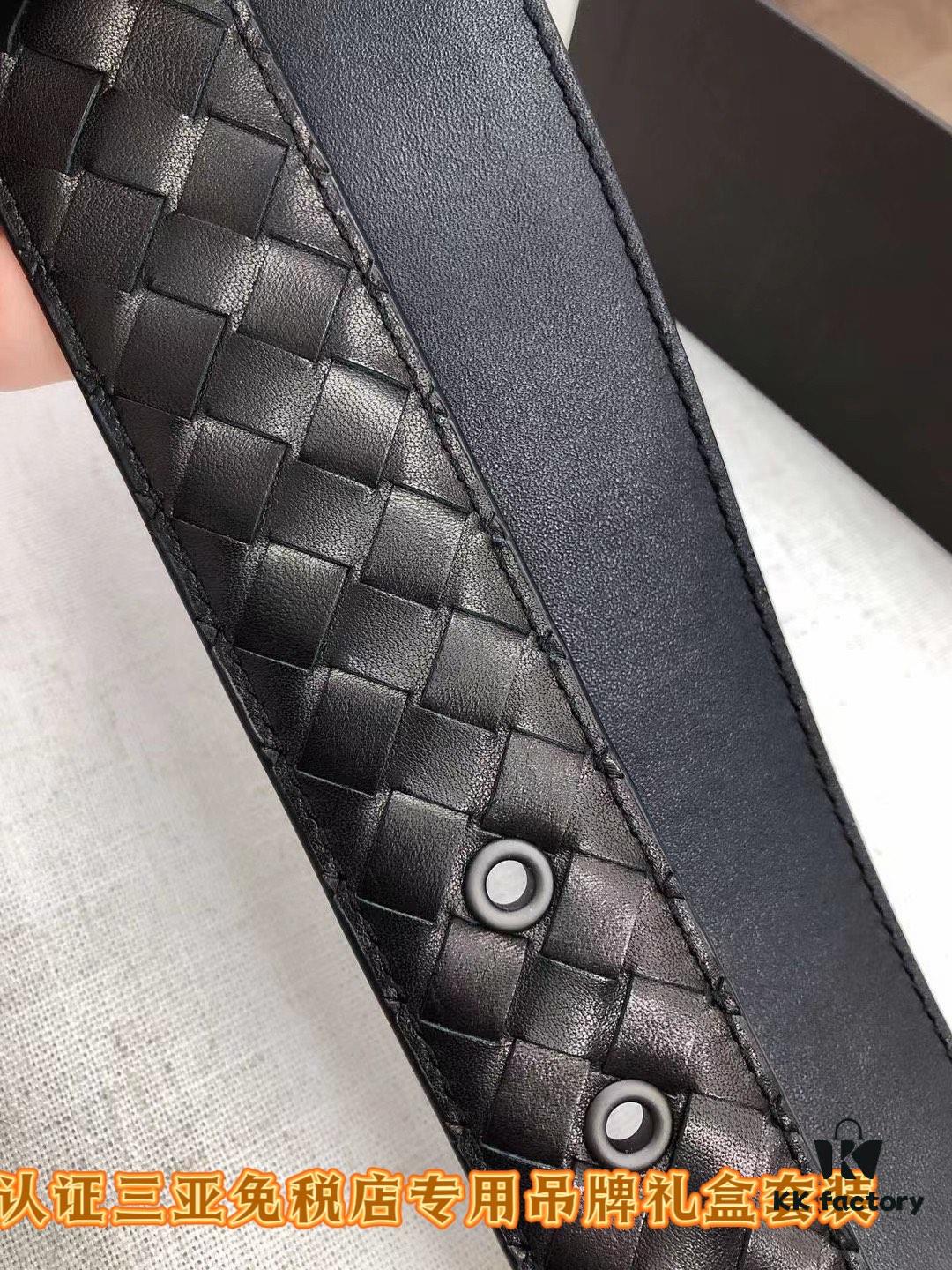 Authentic Latest Sanya Tax-Free Package: BV Handcrafted Belt, 3.5CM Width