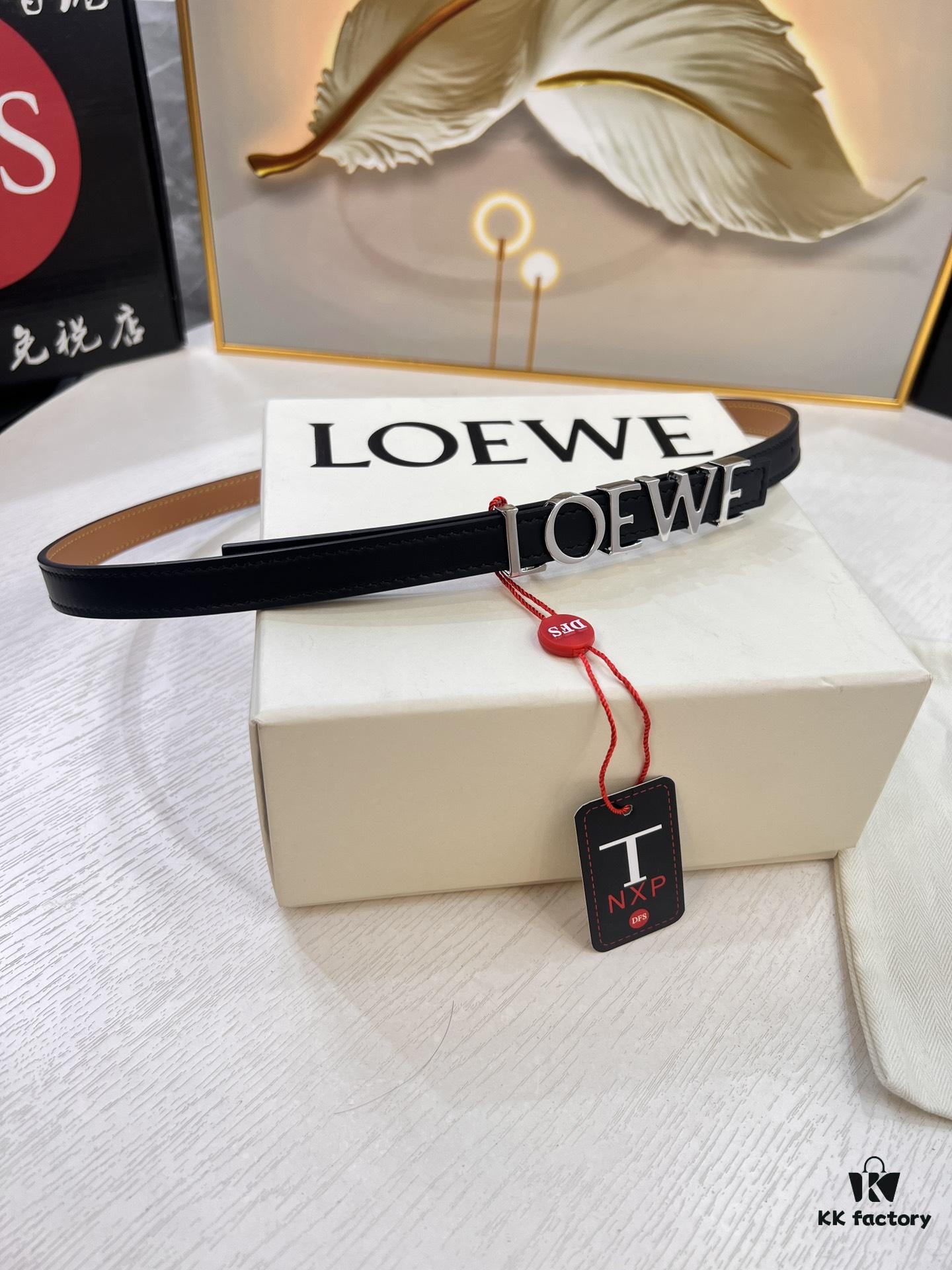 Loewe Hong Kong Duty-Free T Gift Box 🎁 Anti-Counterfeit Scan Certified, Special Administrative Region Address, Genuine Synchronized Stainless Steel Hardware, Designed for Women 💃🏼, German Imported Fine-Grain Full-Grain Calfskin, Trendy Fashion Versatile Style, Premium Belt for Women, Top Selection with Full-Grain Calfskin Base, Quality Guaranteed Authentic Store Verification, 1.5 Width, Hot New Arrival