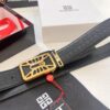 Givenchy, Hong Kong Duty-Free T Gift Box 🎁 QR Code Packaging, Hong Kong SAR Address, Inner Square with Stainless Steel Hardware, High-Definition Electroplating, Colorfast, Top-Grain Calfskin from Germany 🇩🇪 with Embossed Tribal Pattern, Trendy Fashion Unisex Belt, Full-Grain Leather Backing, Premium Men's Formal Belt for Fall and Winter, Matched to Authentic Quality, Counter Inspection Supported, 3.8cm Width, Hot New Arrival 👍🏻