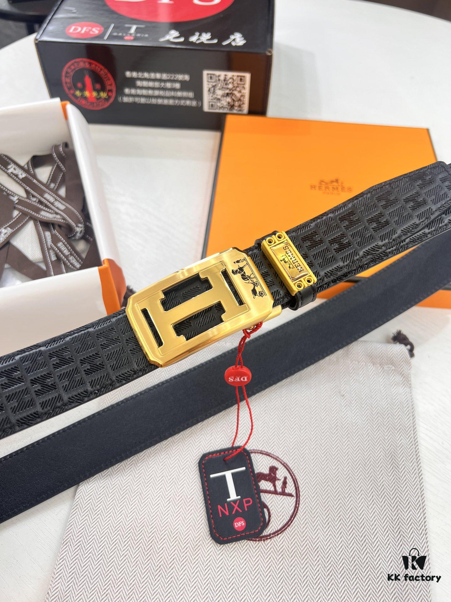 Hermès HH Original Factory Order. Hong Kong Duty-Free T Gift Box (NXP Hangtag with Official Website Recognition, Genuine Anti-Counterfeit Chip)
