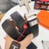 Hermès HH Original Factory Direct. Hong Kong Duty-Free T Gift Box 🎁 (NXP Hangtag with Verifiable Online Authentication, Genuine Anti-Counterfeit Chip). Authentic Mold Design, Stainless Steel H Buckle, Automatic Closure Hardware: Top-Tier Belt Suitable for Authentication