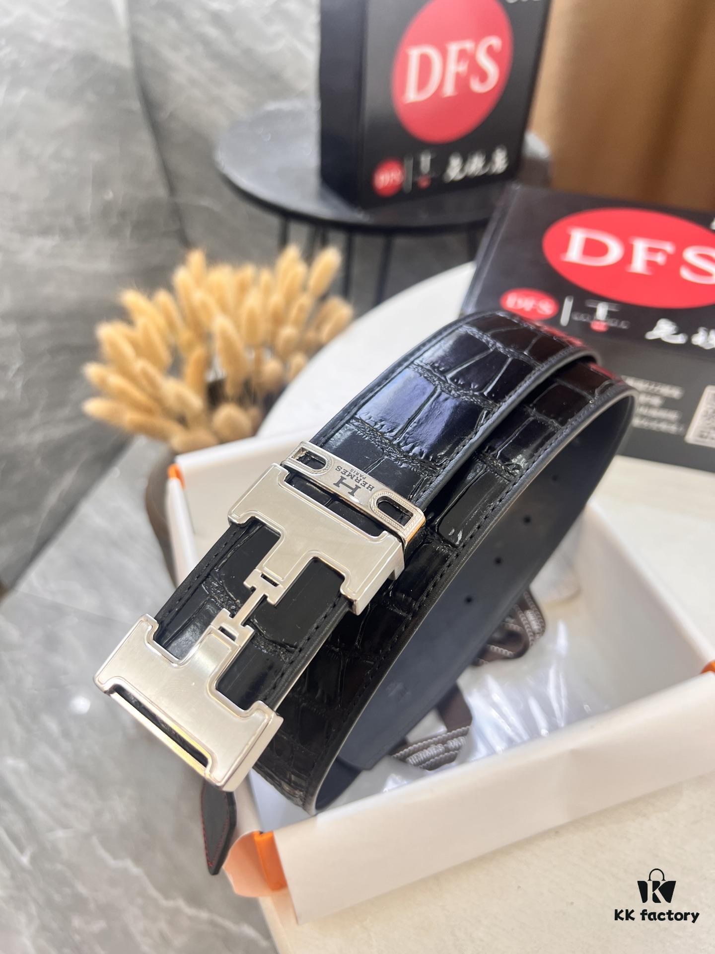 Top-Grade Original Belt, Hong Kong Duty-Free T Gift Box (NXP Tag with Anti-Counterfeit Chip Recognizable on Official Website)