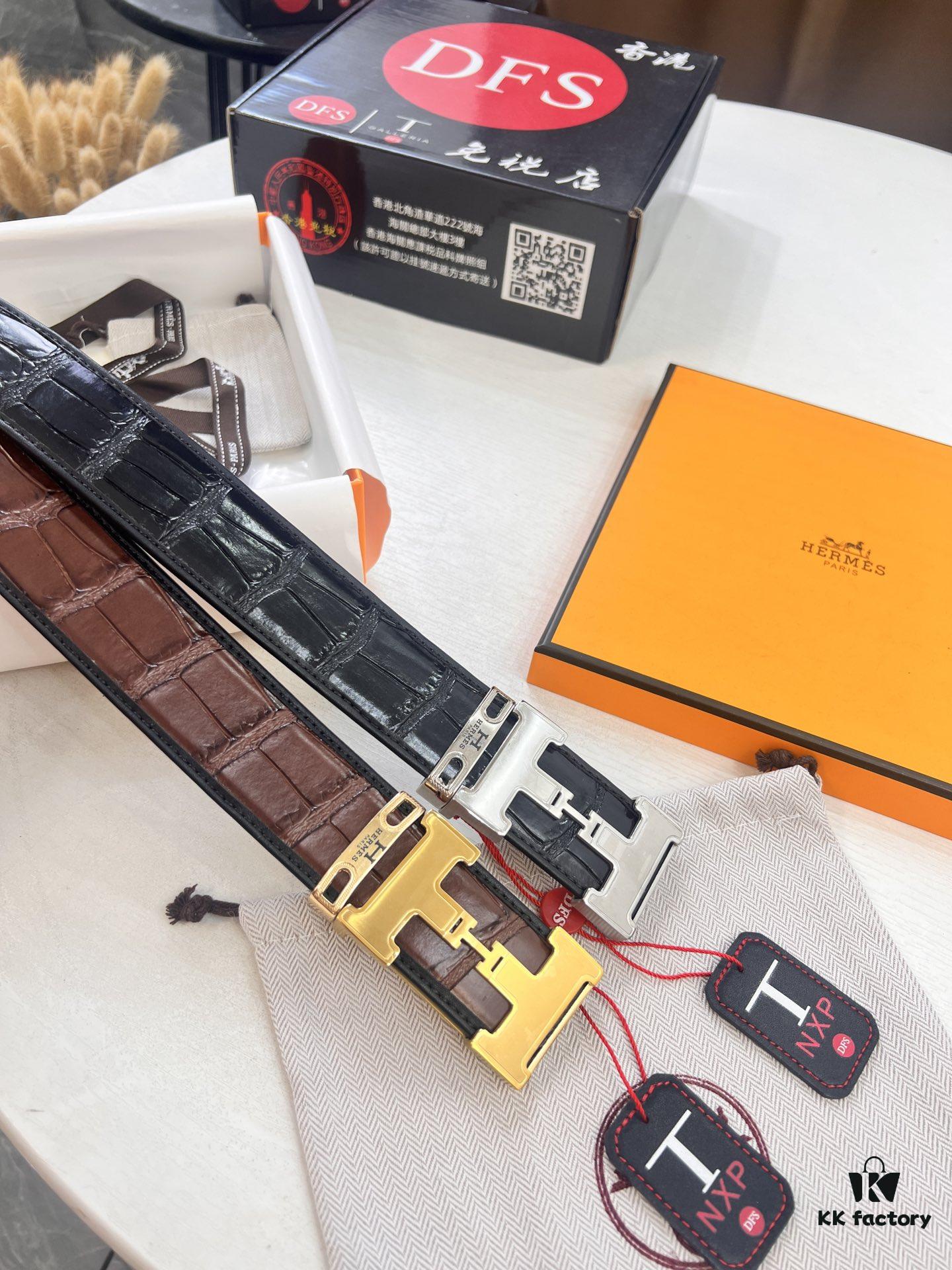 Top-Grade Original Belt, Hong Kong Duty-Free T Gift Box (NXP Tag with Anti-Counterfeit Chip Recognizable on Official Website)