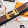 Top-tier Original Leather Belt with Hong Kong Duty-Free T Gift Box (NXP Anti-Counterfeit Chip Tag, Official Website Verifiable), Corroded Pattern New Hardware, Made of Stainless Steel, Hermes Style