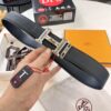 Arrival 🎺🎺 Hermes H Belt, ZP Molded Stainless Steel Hardware with Electroplated Pattern, Genuine Top-Layer Cowhide, Double-Sided Wear, 3.8cm Width