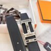 Arrival 🎺🎺 Hermes H Belt, ZP Molded Stainless Steel Hardware with Electroplated Pattern, Genuine Top-Layer Cowhide, Double-Sided Wear, 3.8cm Width