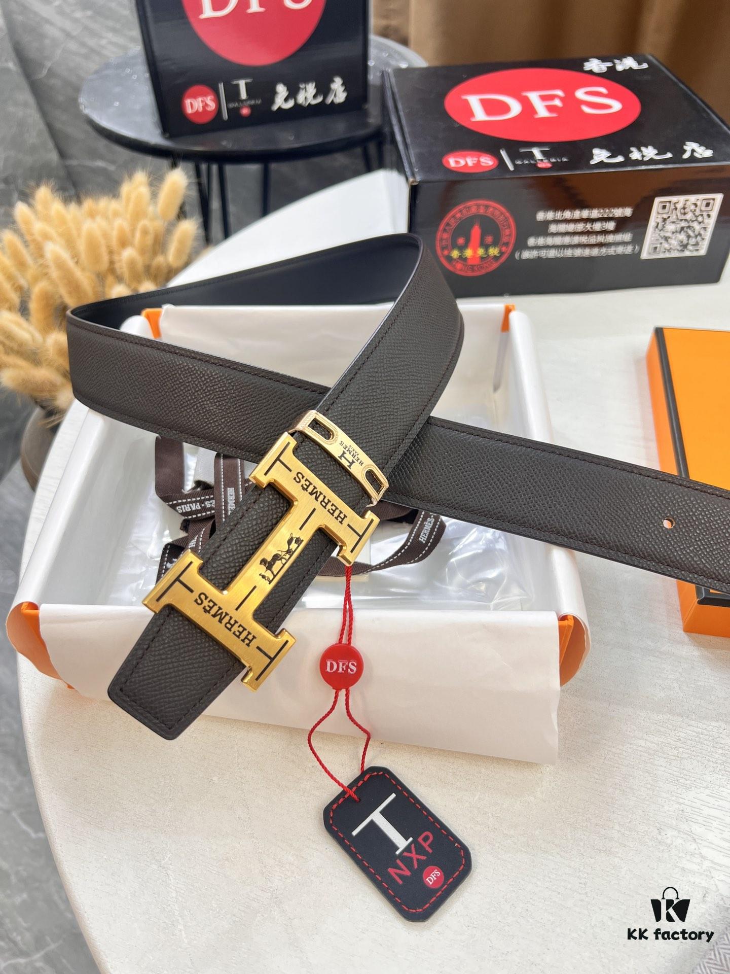 Arrival 🎺🎺 Actual Item Photography, Hermes H Belt, ZP Mold Made, H Electroplated Pattern Stainless Steel Hardware, Genuine Palm Grain Leather, Double-Sided Use, Full-Grain Cowhide Base, 3.8cm Width