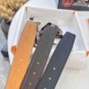 Arrival 🎺🎺 Actual Item Photography, Hermes H Belt, ZP Mold Made, H Electroplated Pattern Stainless Steel Hardware, Genuine Palm Grain Leather, Double-Sided Use, Full-Grain Cowhide Base, 3.8cm Width