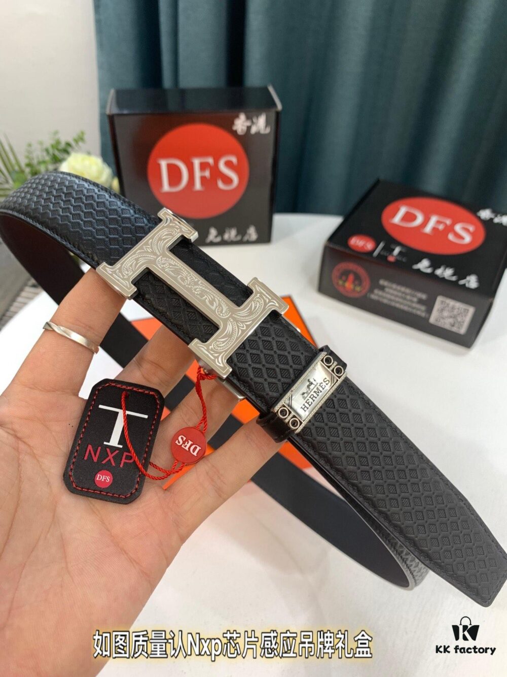 Hermes HH Original Factory Direct. Hong Kong Duty-Free T Gift Box (NXP Hangtag with Official Website Verification, Genuine Anti-Counterfeit Chip)