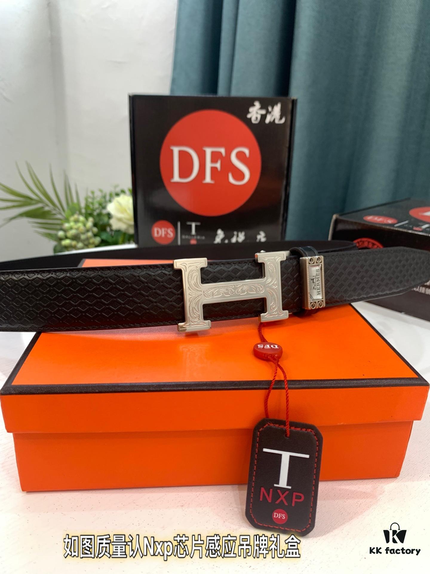 Hermes HH Original Factory Direct. Hong Kong Duty-Free T Gift Box (NXP Hangtag with Official Website Verification, Genuine Anti-Counterfeit Chip)
