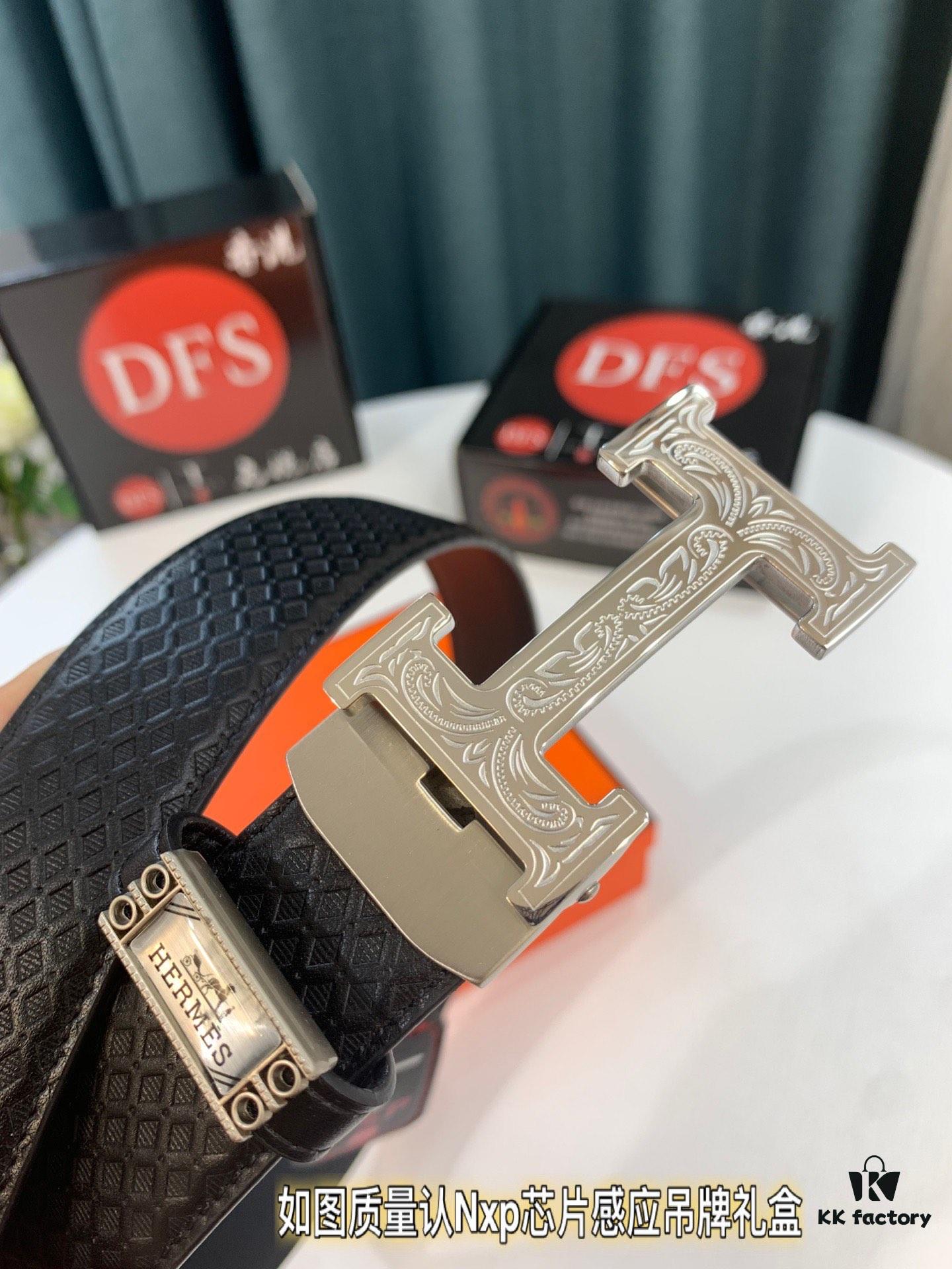 Hermes HH Original Factory Direct. Hong Kong Duty-Free T Gift Box (NXP Hangtag with Official Website Verification, Genuine Anti-Counterfeit Chip)