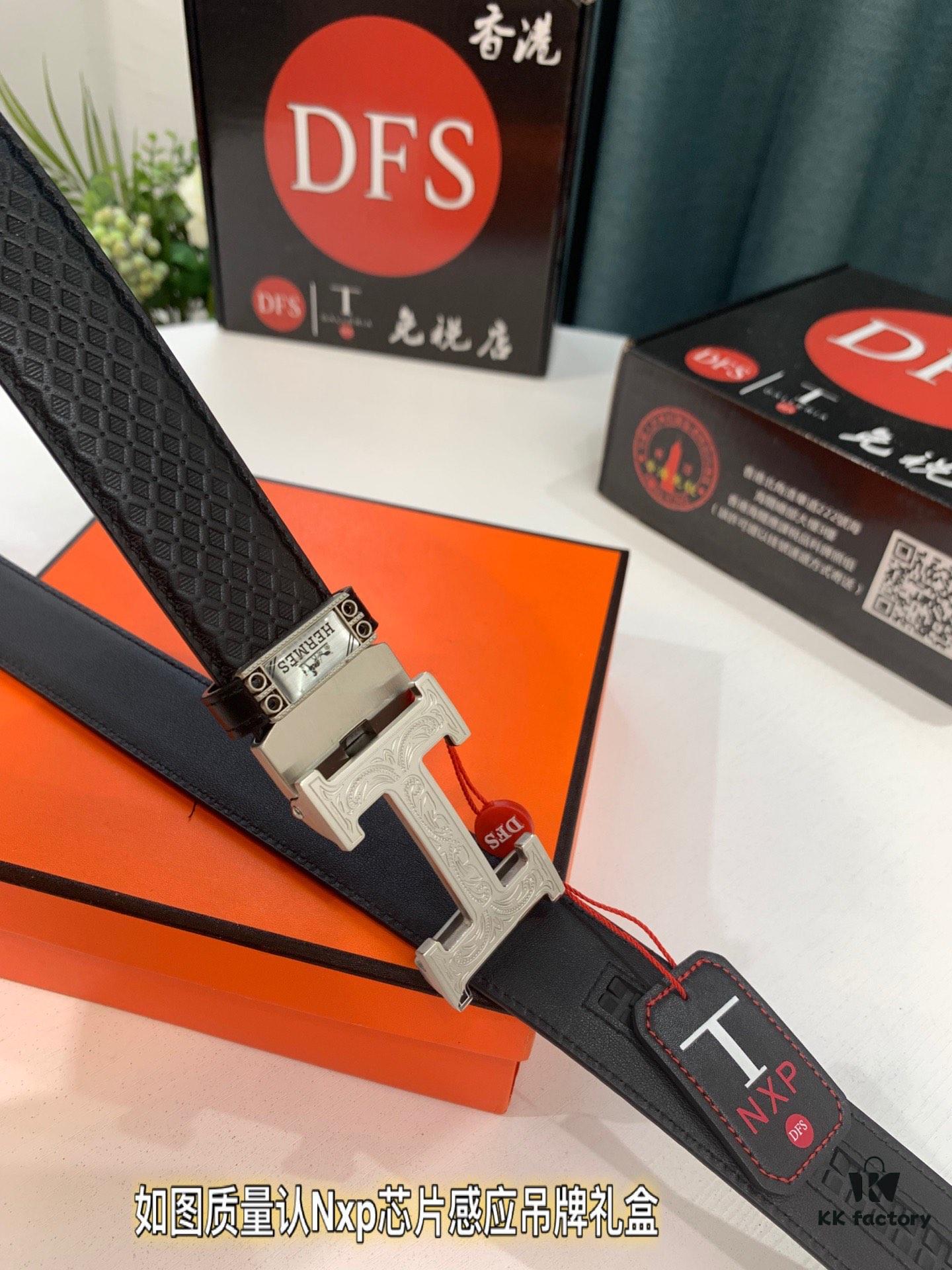 Hermes HH Original Factory Direct. Hong Kong Duty-Free T Gift Box (NXP Hangtag with Official Website Verification, Genuine Anti-Counterfeit Chip)