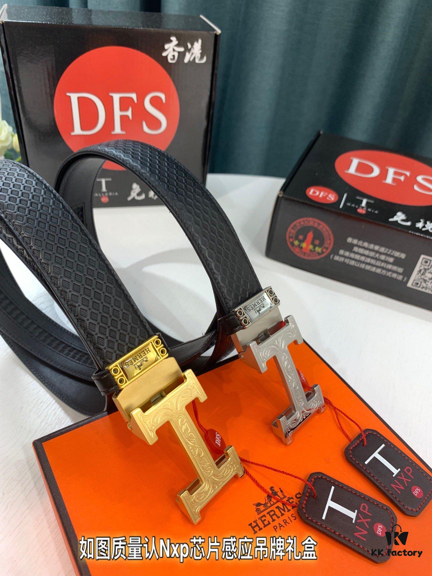 Hermes HH Original Factory Direct. Hong Kong Duty-Free T Gift Box 🎁 (NXP Hangtag with Verifiable Online Authentication, Genuine Anti-Counterfeit Chip)